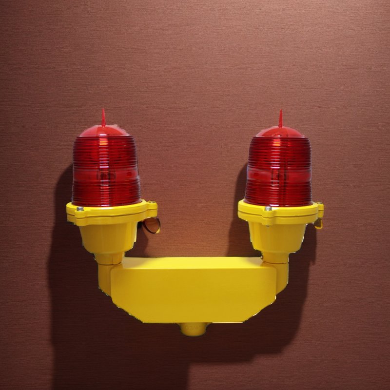 Aviation Obstruction Light/Aircraft Warning Light Single or Double Light for Projects